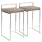 Fuji - Contemporary Elegant Stackable Counter Stool Set - Furniture Home Direct