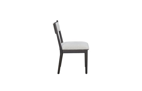 Comfortable Upholstery Cresent Chair (Set of 2) - Peppercorn - Furniture Home Direct