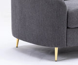 Yuina - Linen Sofa - Gray - Furniture Home Direct