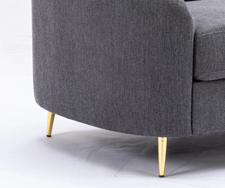 Yuina - Linen Sofa - Gray - Furniture Home Direct