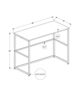 Computer Desk, Home Office, Laptop, Left & Right Set-Up, Storage Drawers, Work, Contemporary, Modern - Black - Furniture Home Direct