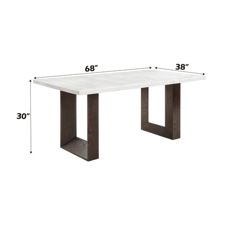 Edwyn - Marble Top Dining Table - Natural - Furniture Home Direct