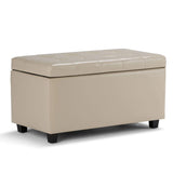 Cosmopolitan - Upholstered Storage Ottoman - Furniture Home Direct