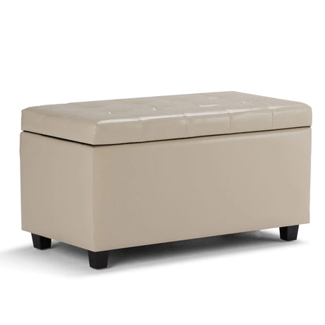 Cosmopolitan - Upholstered Storage Ottoman - Furniture Home Direct