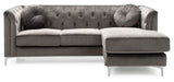 Pompano - Micro Suede Sofa Chaise - Furniture Home Direct