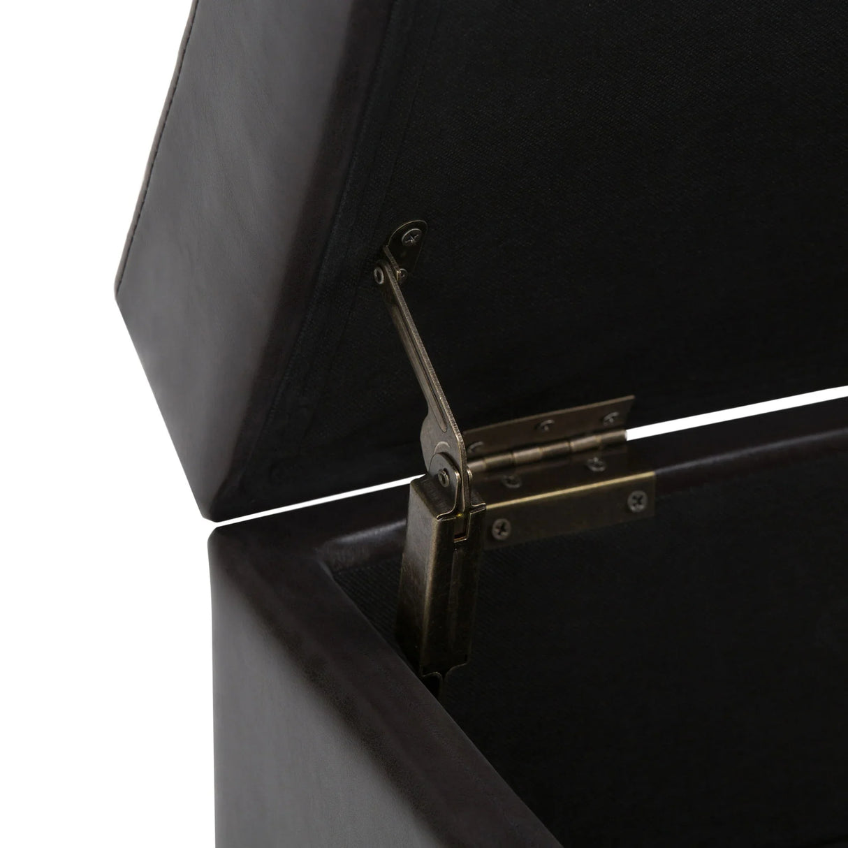 Oregon - Contemporary Storage Ottoman Bench With Tray - Furniture Home Direct