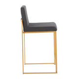 Fuji - Contemporary High Back Stylish Counter Stool - Furniture Home Direct
