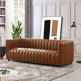 April - Mid-Century Modern Luxury Tight Back Boucle Couch - Furniture Home Direct
