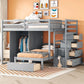 Bunk Bed With Wardrobe, Drawers - Furniture Home Direct