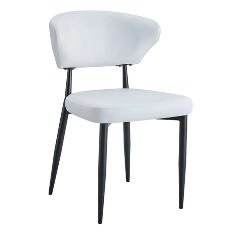 Minimalist Ergonomic Dining Chair With Curved Backres (Set of 4) - Furniture Home Direct