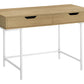 Computer Desk For Home Office, Storage Drawers, Marble Look Contemporary & Modern - Furniture Home Direct