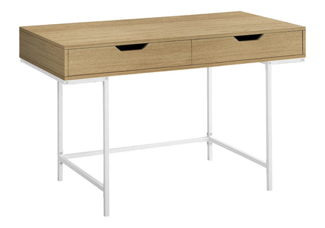 Computer Desk For Home Office, Storage Drawers, Marble Look Contemporary & Modern - Furniture Home Direct