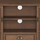 Burlington - Handcrafted Tall TV Media Stand - Furniture Home Direct