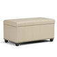 Amelia - Transitional Storage Ottoman Bench - Furniture Home Direct