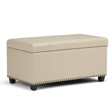 Amelia - Transitional Storage Ottoman Bench - Furniture Home Direct
