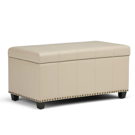 Amelia - Transitional Storage Ottoman Bench - Furniture Home Direct