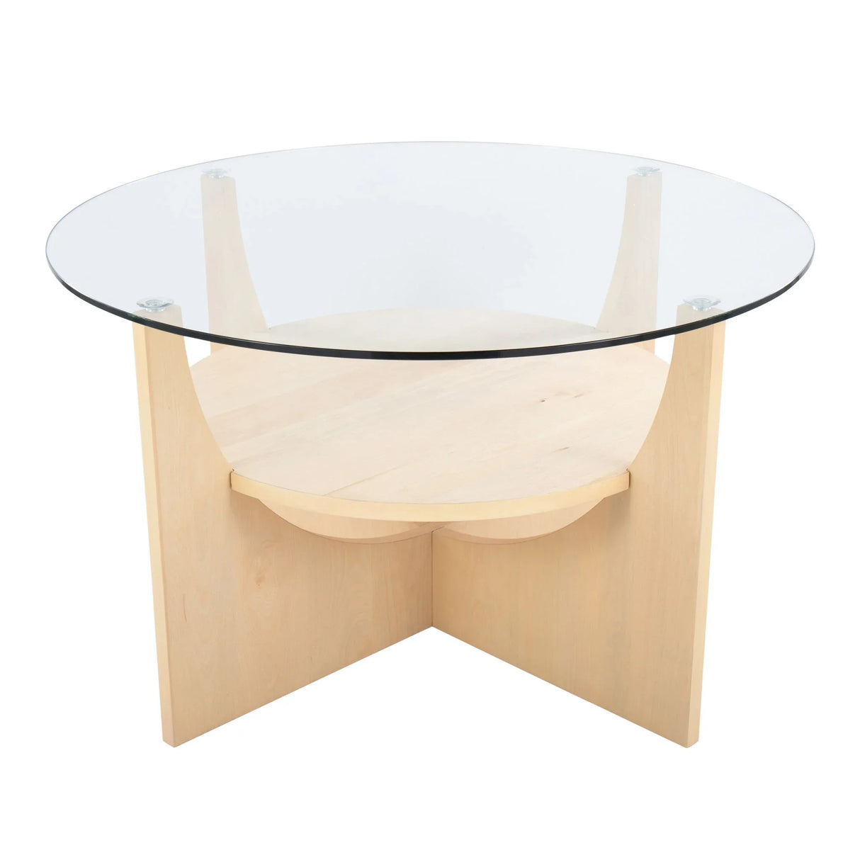 U - Shaped Contemporary Coffee Table - Furniture Home Direct