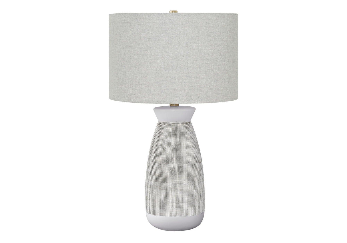 Lighting, Table Lamp, Ceramic, Contemporary - Gray - Furniture Home Direct
