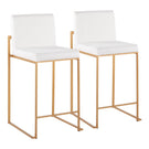 Fuji - Contemporary High Back Stylish Counter Stool - Furniture Home Direct