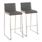 Mason Mara - Contemporary Fixed Height Barstool (Set of 2) - Furniture Home Direct
