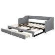 Upholstered Daybed With 2 Drawers - Furniture Home Direct