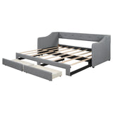 Upholstered Daybed With 2 Drawers - Furniture Home Direct