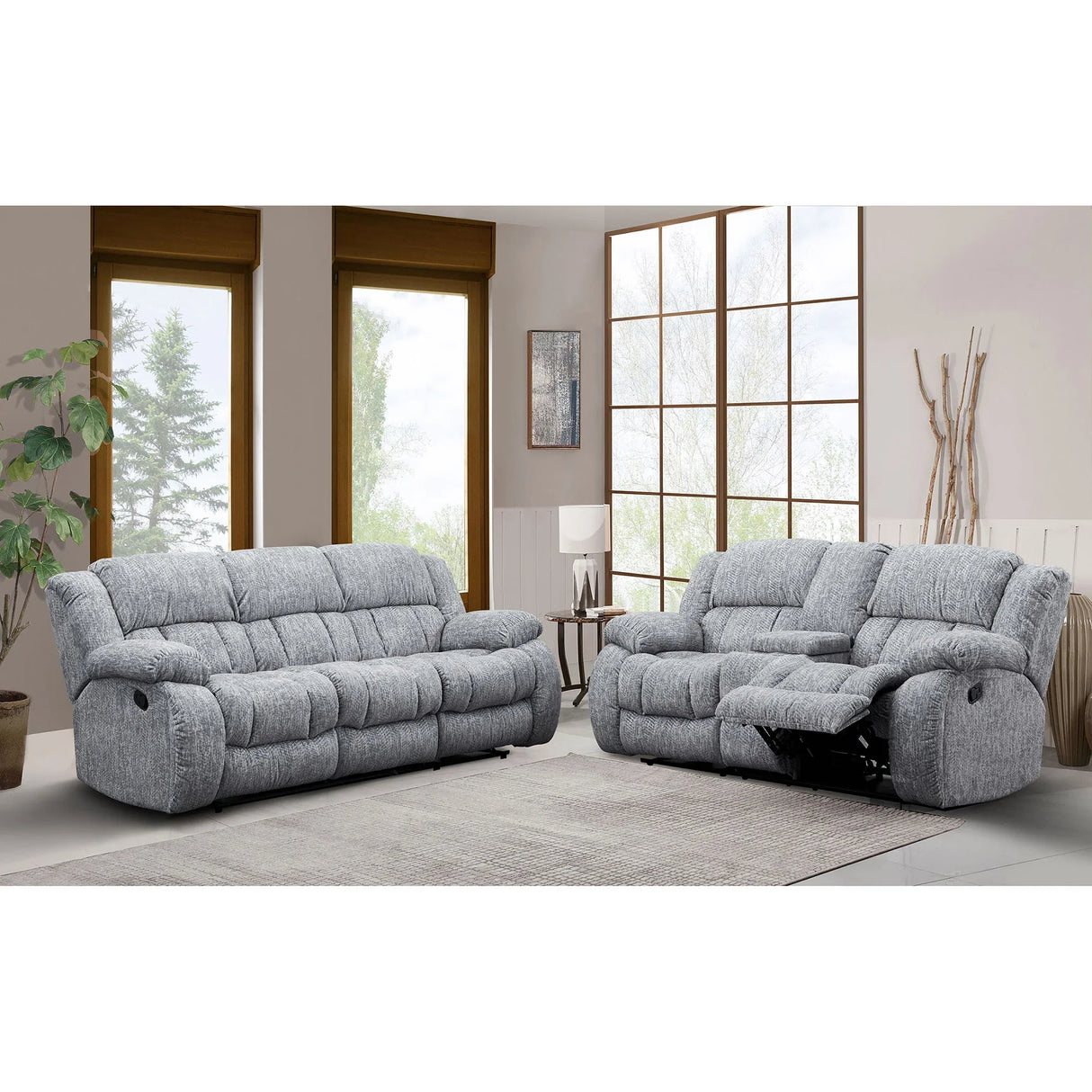 Stonic - Design Reclining Set - Furniture Home Direct