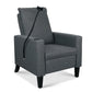 Recliner Chairs For Adults, Adjustable Recliner Sofa With Mobile Phone Holder & Cup Holder, Modern Reclining Chairs Fabric Push Back Recliner Chairs For Living Room, Bedroom - Furniture Home Direct