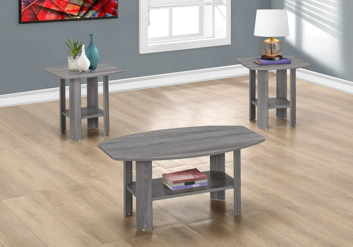 Table Set, Coffee, End, Side, Accent For Living Room (Set of 3) - Furniture Home Direct