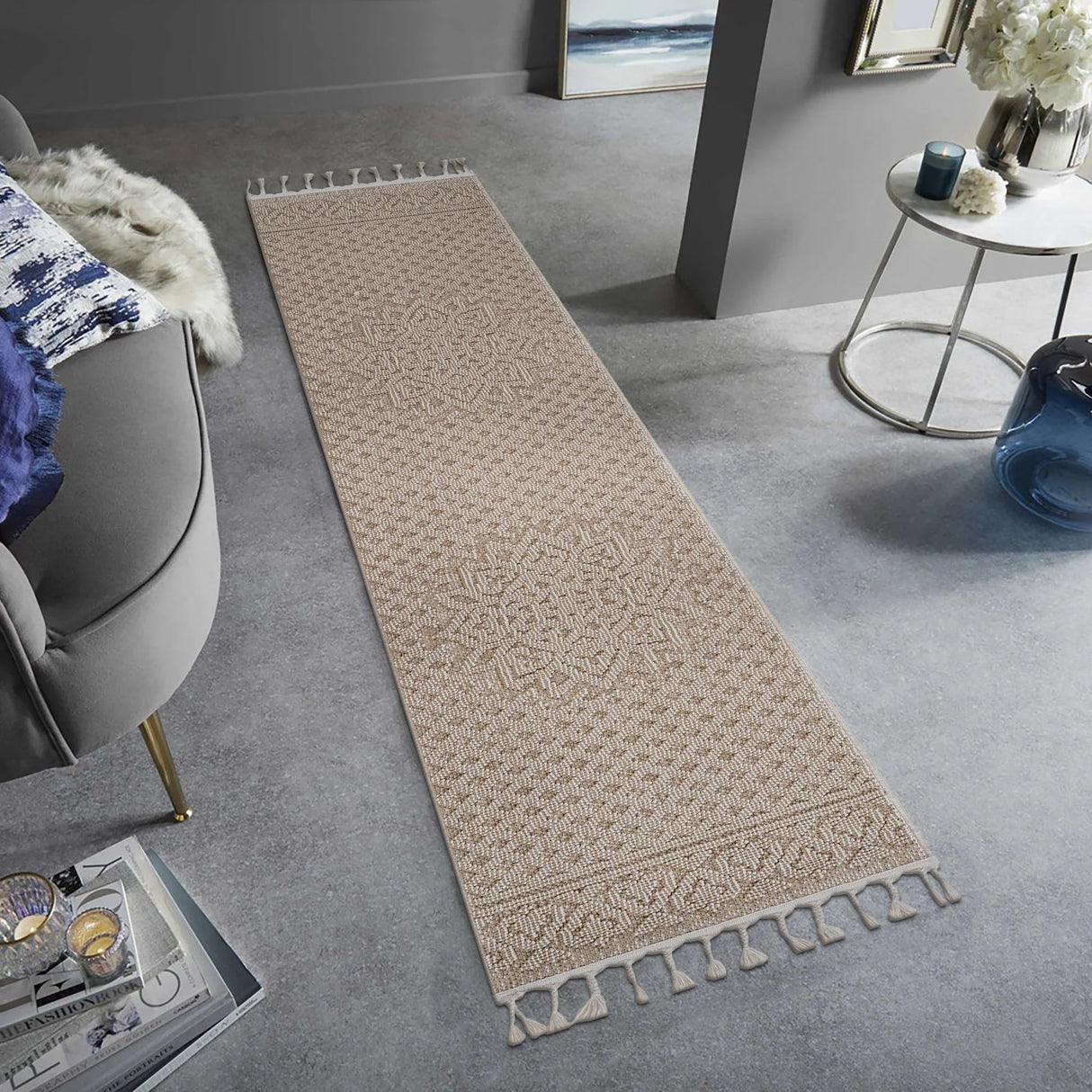 Guros - Medallion Indoor / Outdoor Area Rug - Furniture Home Direct