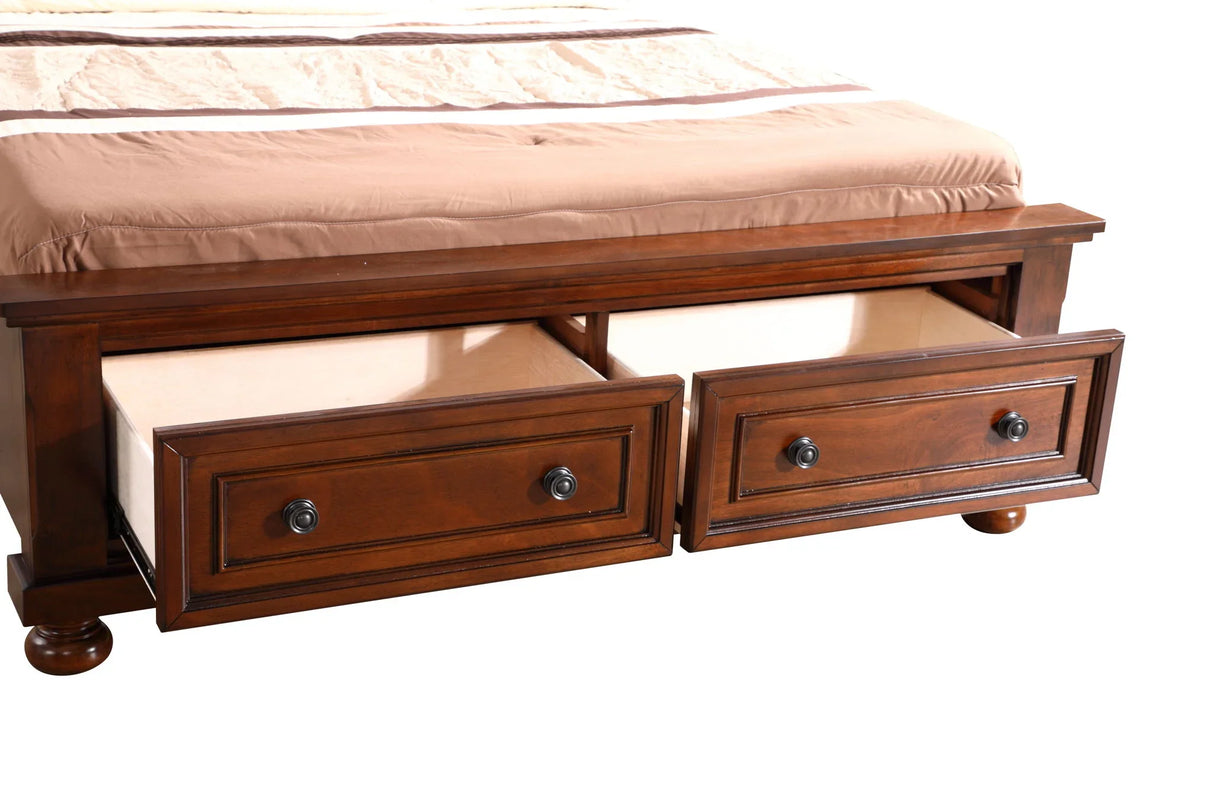Meade - Sleigh Bed - Furniture Home Direct