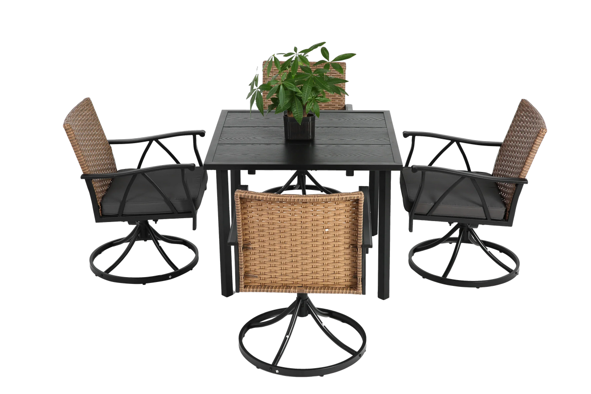 5 Piece Patio Dining Set - Furniture Home Direct