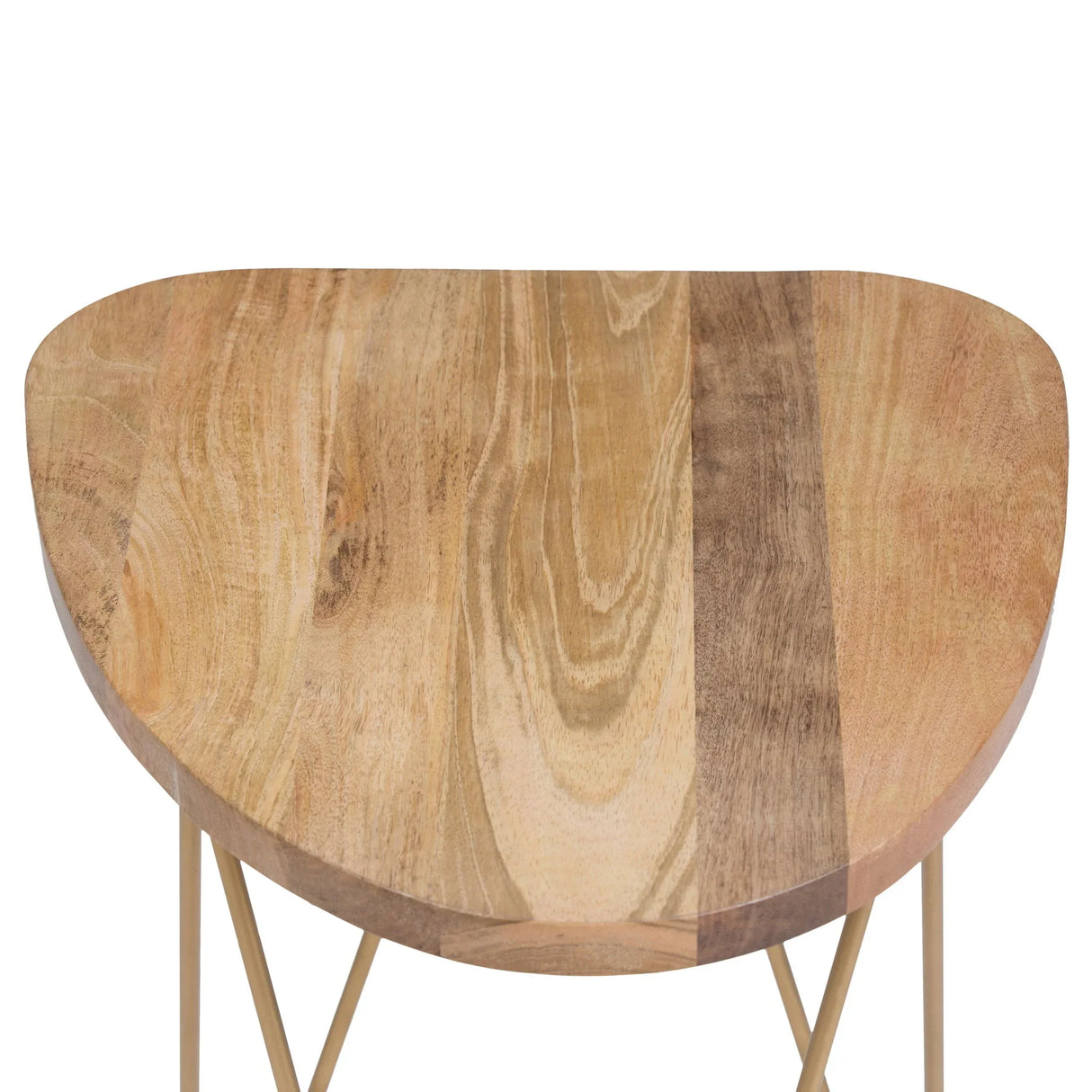 Patrice - Handcrafted Metal And Wood Accent Table - Furniture Home Direct