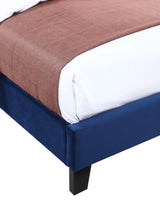 Luma - Queen Upholstered Bed - Blue - Furniture Home Direct