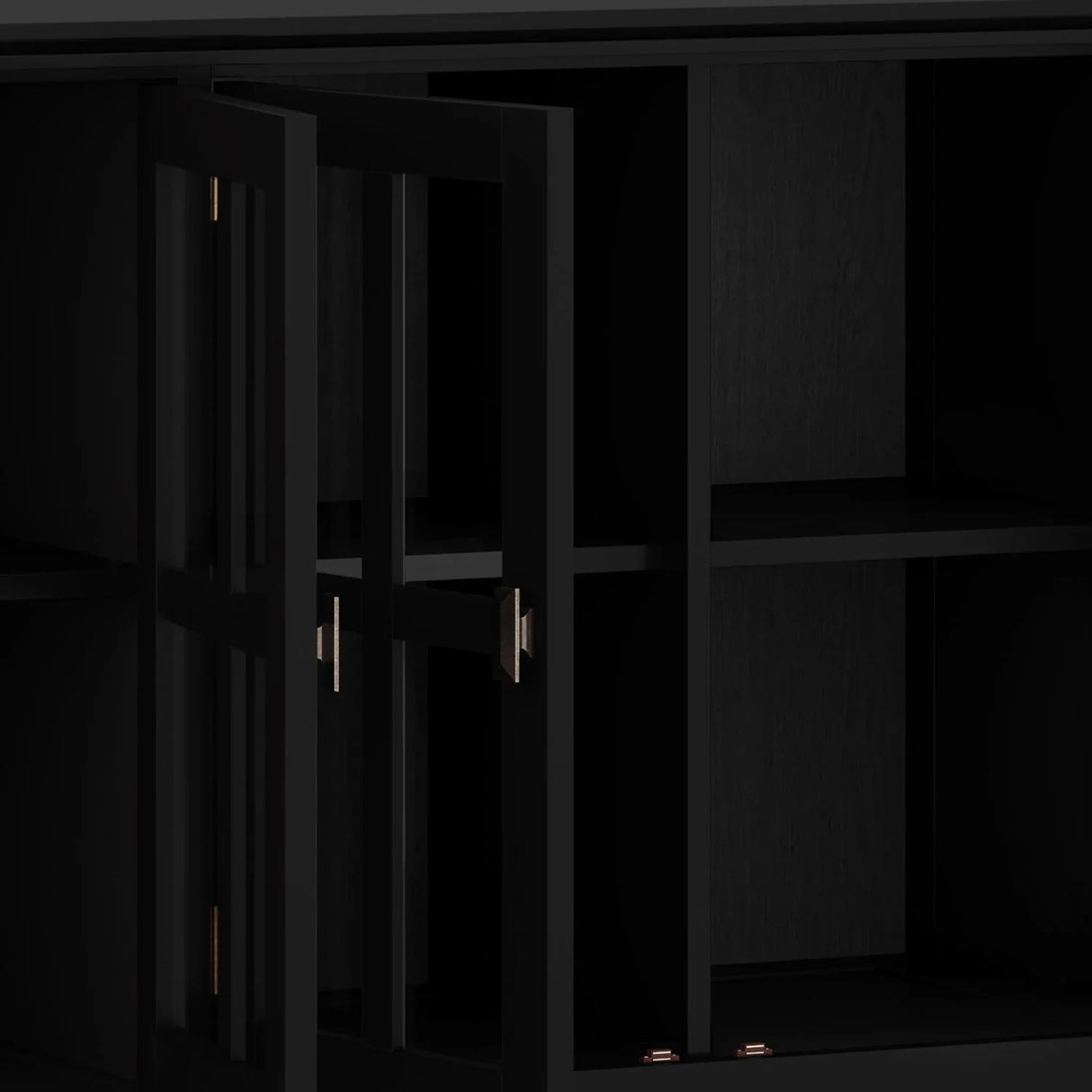 Artisan - Handcrafted Wide 4 Door Storage Cabinet - Furniture Home Direct