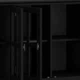 Artisan - Handcrafted Wide 4 Door Storage Cabinet - Furniture Home Direct