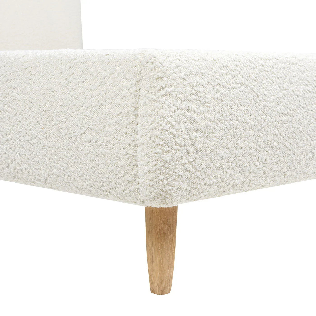 Roman - Curved Headboard Upholstered Platform Bed - Furniture Home Direct