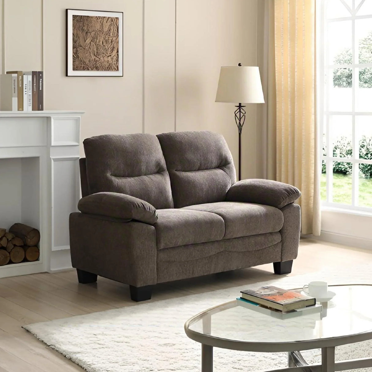 Summerton - Loveseat With Pillow Top Arms And Removable Back - Furniture Home Direct