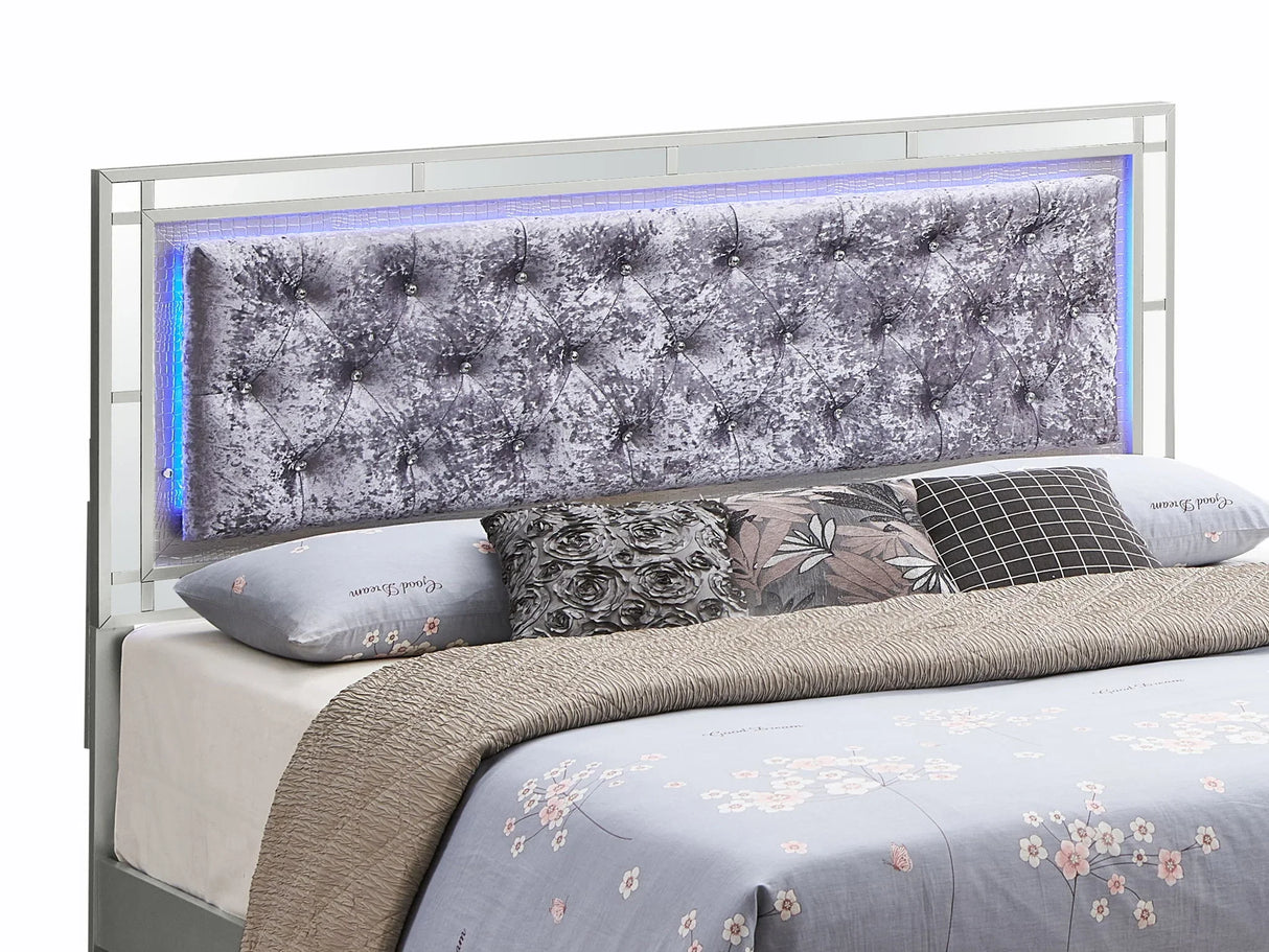 Madison - Upholstered Bed With LED - Furniture Home Direct