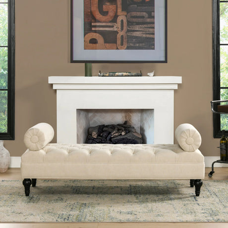 Lewis Bolster - Arm Entryway Bench - Furniture Home Direct