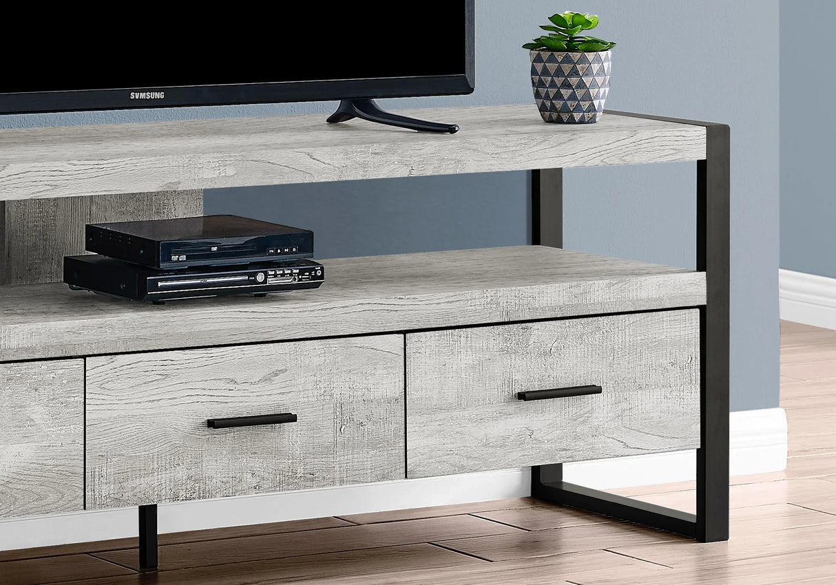 TV Stand, Console, Media Entertainment Center, Storage Drawers, Modern - Furniture Home Direct