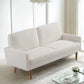 Sofa, European Style With Sleek Design, Modern & Vintage Flair, Upholstered 3 Seater Couch - Furniture Home Direct
