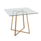 Cosmo - Contemporary Square Dining Table Legs - Furniture Home Direct