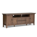 Redmond - TV Media Stand - Rustic Natural Aged Brown - Furniture Home Direct