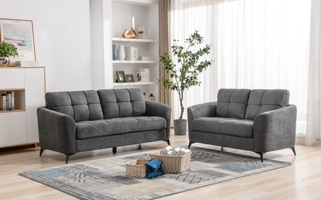 Callie - Woven Fabric Living Room Set - Furniture Home Direct