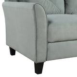 Tufted 3 Piece Living room Set Sofa, love Seat and Chair - Foam Green - Furniture Home Direct
