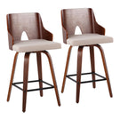 Ariana - Mid Century Modern Counter Stool (Set of 2) - Furniture Home Direct