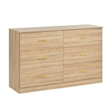 Modern Drawer Dresser For Bedroom, Ample Storage Wide Chest Of Drawers - Furniture Home Direct
