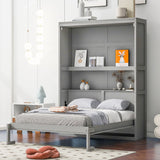 Murphy Wall Bed With Shelves, Space Saving - Furniture Home Direct