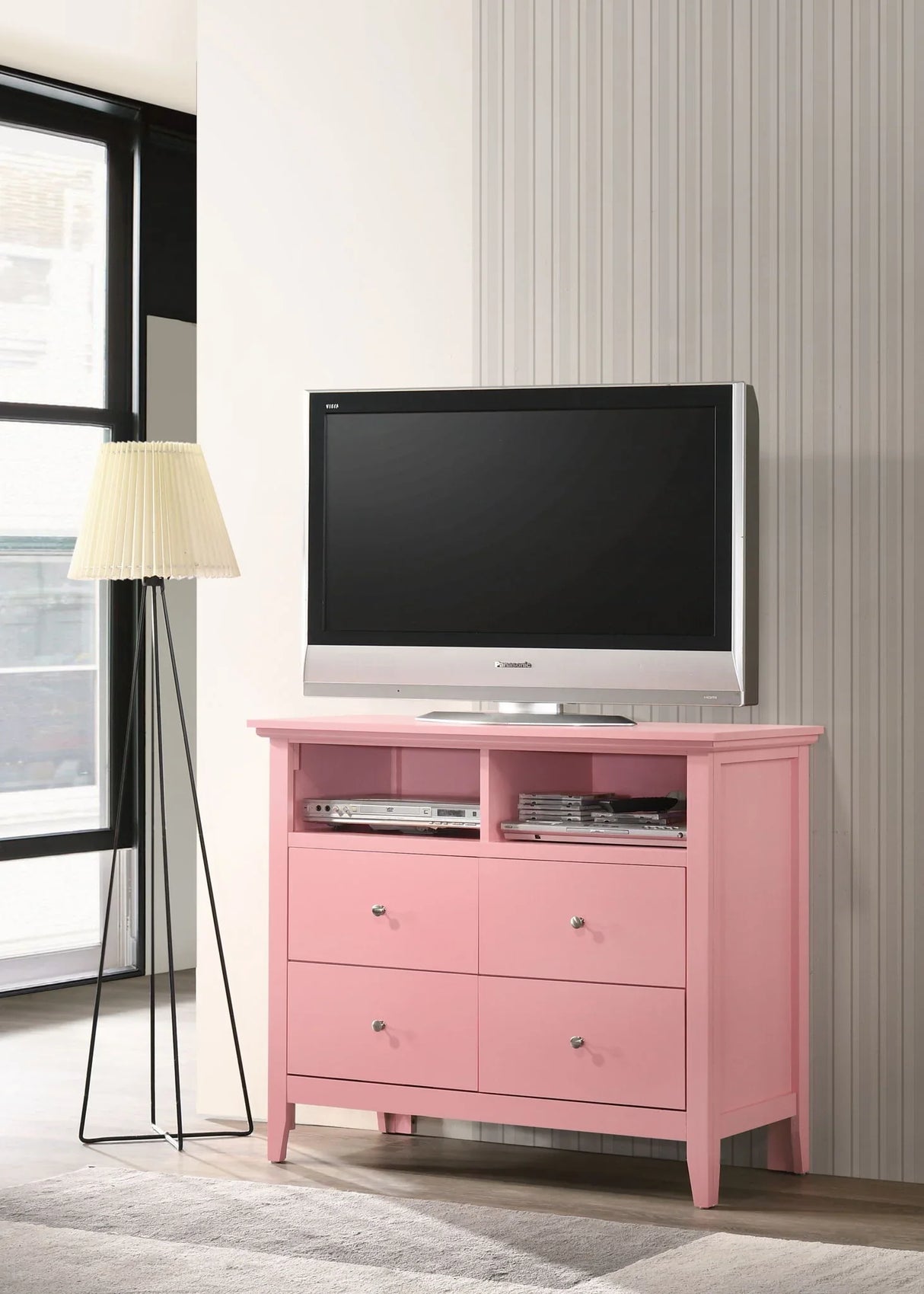 Charming Media Chest With Storage - Furniture Home Direct